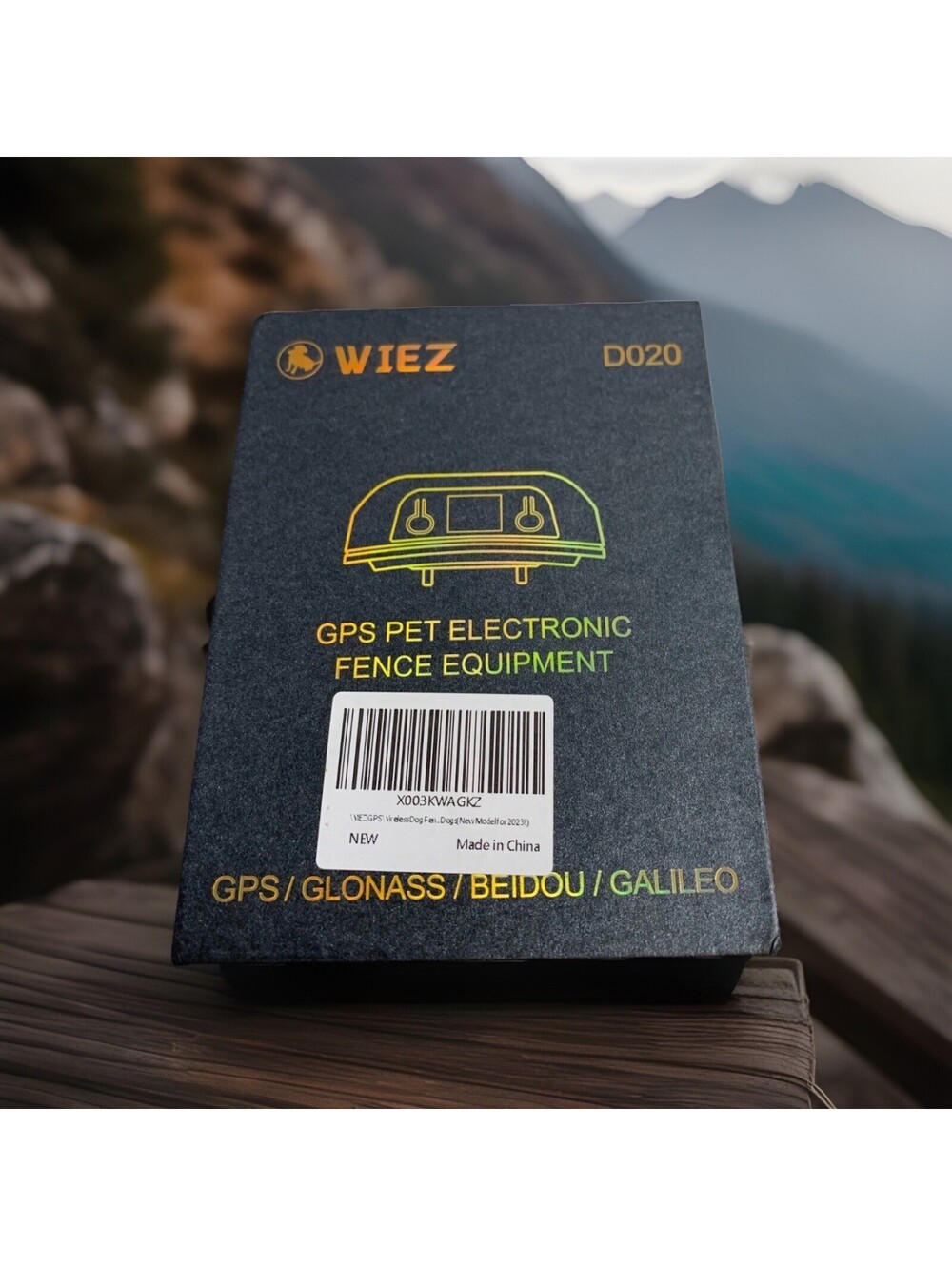 WIEZ D020 GPS Pet Electronic Wireless Dog Collar Fence Range 65-3282ft NEW